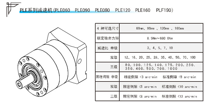 PLE係列（liè）精密行星減速（sù）機